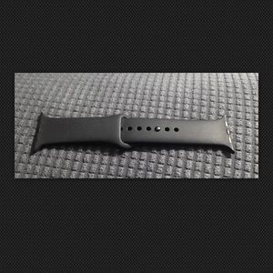 Apple 42mm black rubber sport watch band